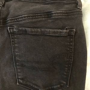 American Eagle Black HighRise Jegging Sz-8